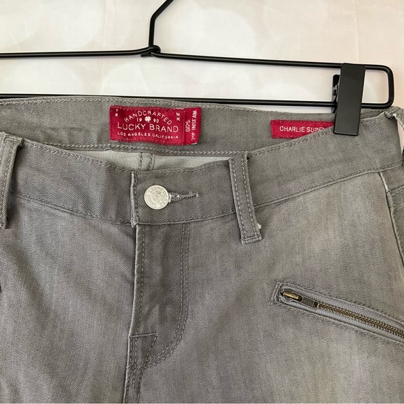 Lucky Brand “Charlie Super Skinny” Grey Jeans - Picture 7 of 7
